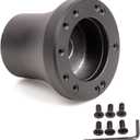 RASTP Golf Cart Steering Wheel Adapter (Adapter for Club car - Black)