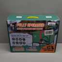 Outdoor Heated Cat House,Weatherproof and Insulated Outside Cat Shelter with Heated Pad and Cooling Pad(4 Seasons Universal),Gift Box for Cats.(Medium) (Green)