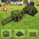 Outdoor Cat Enclosures for Indoor Cats, Outdoor Cat Tent with Tunnel for Multiple Cats, Cat Playpen for Pet Kitty Rabbits Ferrets Puppy and Other Small Animals, (Styles 8)