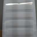 IRIS USA 68 L (72 QT) Plastic Storage Box with Lid and Latches - 4 Pack - BPA-Free, See-Through Organizing Solution, Durable Nestable Stackable Containers, Secure Pull Handle - Clear