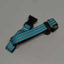 Hikiko Martingale Dog Collars Reflective Nylon Dog Collar with Quick Release Buckle Adjustable Training No Slip Dog Collar (Small, Turquoise)