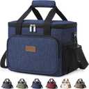 Lifewit Large Lunch Bag Insulated Lunch Box Soft Cooler Cooling Tote for Adult Men Women, Dark Blue 24-Can (15L)