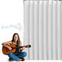 Thickened Sound Dampening Blanket 47.2" x 78.7" x1.2" Sound Absorbing Curtain, Studio Sound Blanket with Grommets, Acoustic Dampening Curtain for Home, Bedroom, Office, Recording Studio, Basement