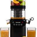 Pantrymade Juicer Machines, Cold Press Juicer for Whole Fruits and Vegetables, Slow Masticating for High Juice Yield, 5.5" Large Feed Chute, Easy to Clean, BPA Free, Powerful Brushless Motor, Black