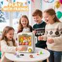 34 Pcs Vending Machine Kids Toys , Bears Electronic Game Toys for Girls 3 4 5 6 7 8 Year Old, Mini Vending Machine, Gumball Prize Machine Maker Game for Party, Gifts for Girls Age 3-5 4-6