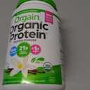 Orgain Organic Vegan Protein Powder, Vanilla Bean - 21g Plant Protein, 6g Prebiotic Fiber, No Lactose Ingredients, No Added Sugar, Non-GMO, For Shakes & Smoothies, 2.03 lb (Packaging May Vary) (EXP 01/09/27)