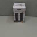 SIMPLETASTE Electric Salt and Pepper Grinder Set, One-Handed, Battery Powered, Adjustable Coarseness, LED Light, Pepper mills with stand, Seasoning Tools for Kitchen, Dining or Gifting (Space Gray)