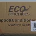 ECO Amenities 50-Piece Travel Kit: Soap, Shampoo & Conditioner Mini Kits in Toiletry Bags - Trial Size Bars & Sets (1oz each)