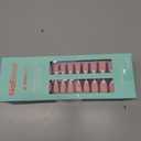 4 x modelones French Tip Press on Nails, 150Pcs M-Almond Fake Nails with Nail Box, Pink & White Gel Nail Tips for Women, Soft Glue-On Nails for Natural Salon Look, DIY Nail Art Kit (15 Sizes)