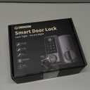 IRONZON Smart Door Lock, 5-in-1 Keypad Deadbolt for Front Door, Keyless Entry Door Lock with App Control, Auto-Lock, Anti-Peeping Password, 4 IC Cards, 15-Min Installation, Black