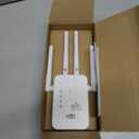 2026 WiFi Extenders Signal Booster for Home, 1200Mbps Dual-Band 5GHz 2.4GHz Signal Long Range Up to 10000 sq. ft & 50 Devices (4 Antennas)