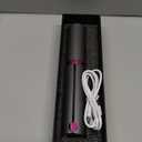 Cordless Hair Straightener, Portable with Safety Lock for Travel, 4500mAh Rechargeable Straightener for All Hair Types, Fast Heating 3 Temperature Settings (Black)