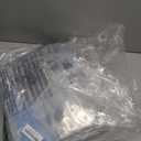 Amazon Basics Vacuum Storage Bags for Clothes, Compression Space Saving Storage Bags with Hand Pump, Reusable, Heavy-Duty Seal Protection, Multiple Sizes, White, 15-Pack