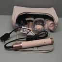 MESCOMB 5 in 1 Hot Air Styler Wrap - High-Speed Hair Dryer, Volumizing Brush with Auto Curlers, Fast Drying & Frizz-Free Styling Straightening, No Heat Damage, Includes Travel Bag, Gift for Women (Pink)