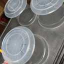 Clear Plastic Plant Pots, Transparent Multiple Sizes For Orchids Houseplants With Trays 9" tall