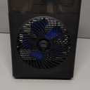 Misting Fan Portable, 8000mAh 8-Inch Rechargeable Battery Operated Fan with 600mL Water Tank, Cooling Desk Misting Fans for Outside, Perfect Quite Mist Water Spray Fans for Home Office Camping Patio Black
