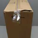 Hon&Guan 12 Inch Roof Exhaust Vent Cap - Heavy Duty Galvanized Steel Roof Vents for Houses, with Damper, for Home Ventilation System - Black