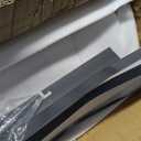 Modern LED Ceiling Light, 60W 6000K Linear Black Flush Mount Light Fixture, 39.4'' Low Profile Light Fixture Long LED Ceiling Lamp for Bedroom Living Room Hallway Kitchen (Cool White Light)