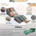 Adjustable Orthopedic Bed Wedge Pillow Set, Post Surgery Recovery, Memory Foam Wedge Pillow for Back, Knee and Leg Pain Relief, Sleeping, Sitting up in bed, Reading, Acid Reflux, Snoring, Melange Gray