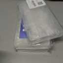 3 x MEFA 15 Sizes Short Square Nail Tips - 300 Pcs Full Cover Half Matte Press on Nails, Pre-Filed Soft Gel Nail Tips for Nail Extension Home DIY Salon Manicure