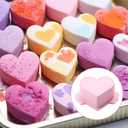 Cake Pop Cutter and Pusher Set - Round and Heart 3D Printed Mold Shapes Press | Baking Tools for Home, Birthday, Wedding Desserts | Reusable Design (Green,Pink)