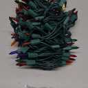 PREXTEX Christmas String Lights with Green Wire - 100 Count, 20 Ft Multicolored Christmas Tree Lights for Xmas Decorations Indoor and Outdoor - Incandescent String Light for Patios, Fences, Holidays