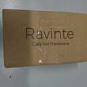 Ravinte 5 Pack Solid 4 Inch Kitchen Square Cabinet Handles Champagne Bronze Drawer Pulls Kitchen Cabinet Hardware Handles
