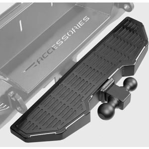 2 Inch Hitch Step with 2 & 2-5/16 Convertible Tow Balls