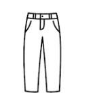 ZARA Jeans Women's High Rise Tapered Pull-on Pant, Small