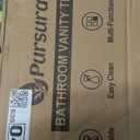 Toilet Paper Basket Holder, 13" Toilet Tank Tray, Wood and Metal Toilet Tray Vanity Organizer Bathroom Tray, Kitchen Sink Organizer for Soap Dispenser (Brown+Black)