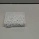 #8 x 1-1/4" (Approx. 360 Pcs) White Trim Screws 2 lb Box, Durable Wood Screws, Serrated Thread for Secure Fastening, Avoid Cam Out, with a Drill Bit