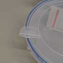 HUSANMP Large Borosilicate Tempered Glass Food Storage Containers with BPAFree Lids, [2 Pack] Round Airtight Food Containers (100oz+64oz). Microwave, Oven, Freezer and Dishwasher Safe.