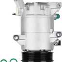 Air Conditioner AC Compressor with Clutch Compatible with Honda Civic 2016 1.5L, Civic 2017-2020 1.5L (North American Built), CR-V 2017-2018 1.5L, CR-V 2019-2021 1.5L  