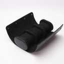 SHOWQI Watch Roll Travel Case For Men and Women with 3 Watch Storage Organizer-Secure Storage with Innovative Removable Pillows & Solid Dividers for Home Storage, Travel and Display (BLACK)