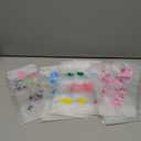 Plastic Foldable Flower Vase, 10 PCS Mix Styles Folding Vase, Colors Home Decoration Plastic Folding Flower Vase (Random Styles) (Multicolor1)