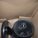 DREO Fan for Bedroom, 13-Inch Oscillating Table Air Circulator Fan for Whole Room, 120° Tilt Adjustment, 25dB Ultra-Quiet, 75ft Powerful Airflow, 4 Speeds Desk Fans with Remote for Home, Office
