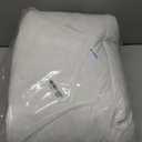 Feathers Down Comforter California King - 100% Organic Cotton Quilted Medium Warm All Seasons Duvet Insert or Stand-Alone Comforter (104x96, Ivory White)