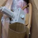 Baby Swings for Infants, Monamii Baby Swing, Infant Swing with 5 Speeds, 10 Lullabies, Electric Swing for Baby, Indoor & Outdoor Use (Beige)