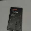 V-Moda BoomPro Microphone | for Gaming & Communication | Wired - 3.5 mm Jack | Flexible Boom | Clip-on Controller with Mute Button & Volume Wheel | Black