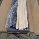 CXVX Queen Size Platform Bed Frame with Upholstered Headboard, Button Tufted Design, Strong Wooden Slats, No Box Spring Needed, Easy Assembly, Noise Free (Drak Gray)