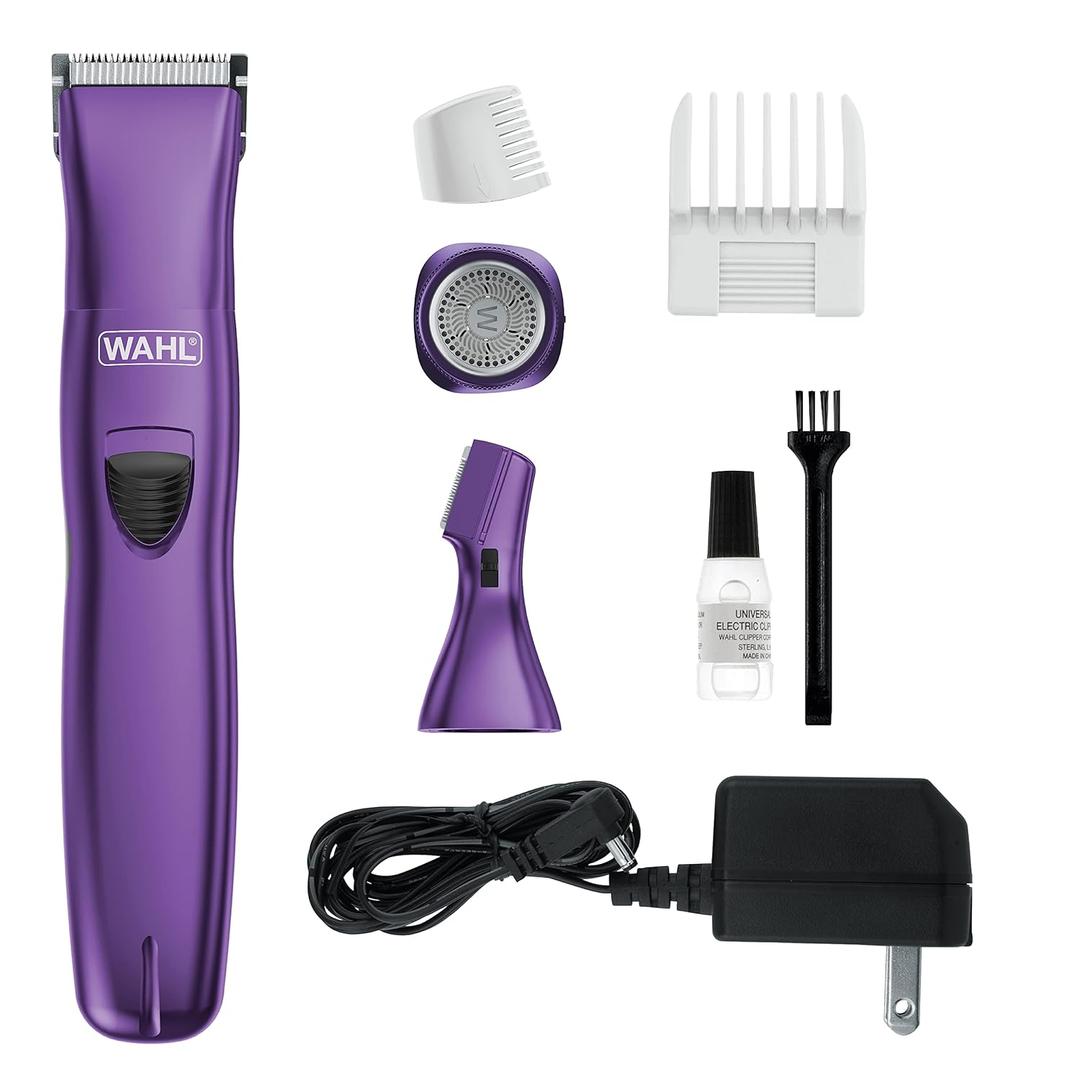 Wahl Pure Confidence Rechargeable Electric Trimmer, Shaver, & Detailer for Smooth Shaving & Trimming of The Face, Underarm, Eyebrows, & Bikini Areas  Model 9865-100