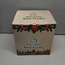 Smart Bird Feeder with Camera, AI Identify Birds Species Solar Powered, 2K HD Video Bird House with Camera, Instant Arrival Alerts, Waterproof Squirrel Proof, Gift for BirdLovers, 2.4GHz WiFi, Blue