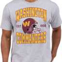 Junk Food - Team Helmet - Officially Licensed Short Sleeve Football Fan Shirt for Men and Women, XL