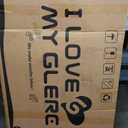 Glerc 20 24 26 Inch Beach Cruiser Bike, 6-Speed Hybrid City Bicycle for Girls Youth and Over 6 Years Old, Missy Bike with Wicker Basket & Lightweight