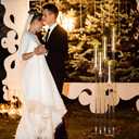 4 Set 5 Arms Acrylic Candelabra Tall Candle Holders Wedding Table