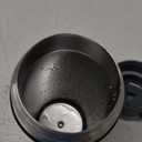 THERMOS FUNTAINER 16 Ounce Stainless Steel Vacuum Insulated Bottle with Wide Spout Lid, Matte Charcoal