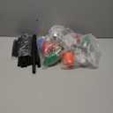 IDEAALS 10 Pack Jumbo Multicolor Plug in C9 Christmas Lights OutdoorLED Pathway Lights Waterproof, Strawberry Light Christmas Decorations Outdoor for Walkway Party Patio Garden Lawn Yard Decor