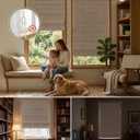 No Drill Roman Shades, Blackout Cordless Roman Shades for Indoor Windows, Thermal Insulated Room Darkening Fabric Blinds for Bedroom & Living Room, 38" W x 64" H, Beige