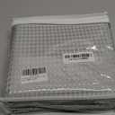 MIYE Pleated Waffle Weave Bed Skirt, Tailored Dust Ruffle 14 Inch Drop Easy Fit, Machine Washable (Light Grey, Queen - 14" Drop)