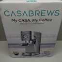 CASABREWS CM5418 Espresso Machine 20 Bar, Compact Espresso Maker with Steam Milk Frother, Stainless Steel Coffee Machine with 34oz Removable Water Tank for Cappuccino, Gift for Women or Men, Silver